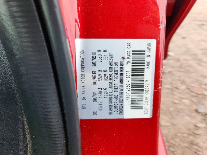 Продаж на аукціоні авто 2016 Mazda 6, vin: JM1GJ1W58G1418587, номер лоту: 69371176