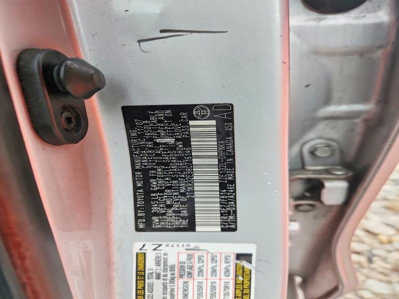 Aukcja sprzedaży 2008 Toyota Matrix, vin: 2T1KR32E98C716146, numer aukcji: 69694726
