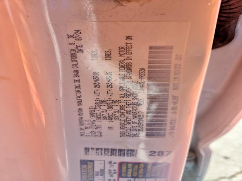 69224946 :رقم المزاد ، 3TMLB5JN2RM042517 vin ، 2024 Toyota Tacoma مزاد بيع