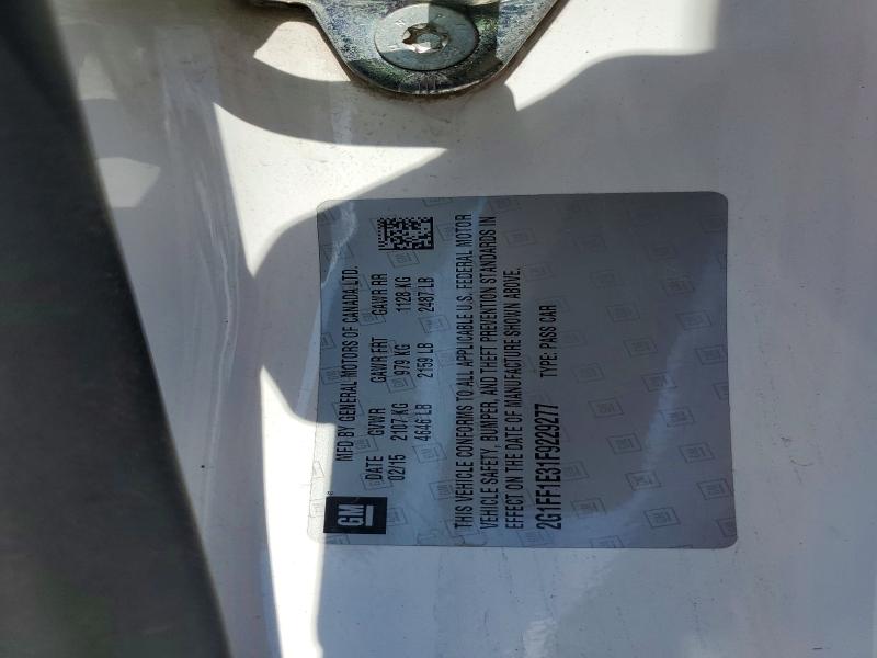 Продажа на аукционе авто 2015 Chevrolet Camaro, vin: 2G1FF1E31F9229277, номер лота: 67309636
