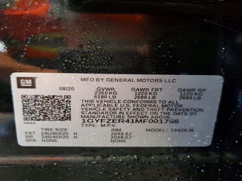 Продаж на аукціоні авто 2021 Cadillac Xt4, vin: 1GYFZER41MF001755, номер лоту: 67972536