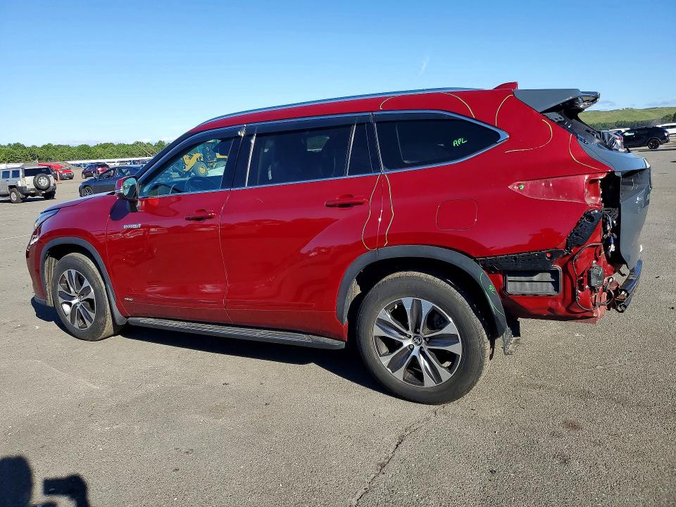 Продажа на аукционе авто 2021 Toyota Highlander, vin: 5TDGBRCH3MS024326, номер лота: 68674946
