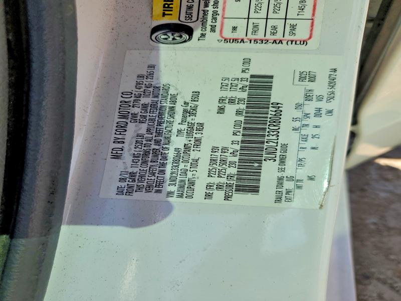 2012 Lincoln Mkz მანქანა იყიდება აუქციონზე, vin: 3LNDL2L33CR806649, აუქციონის ნომერი: 68607526