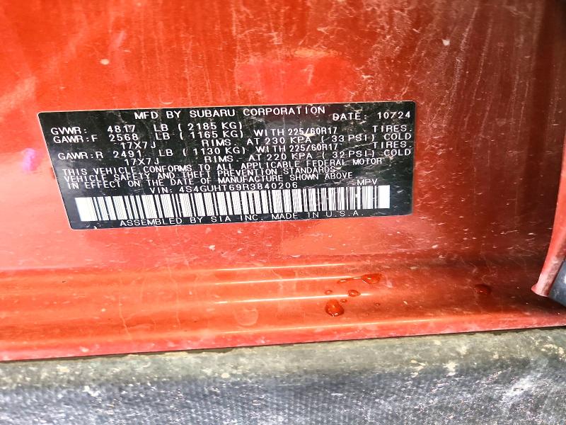 Aukcja sprzedaży 2024 Subaru Crosstrek, vin: 4S4GUHT69R3840206, numer aukcji: 67100646