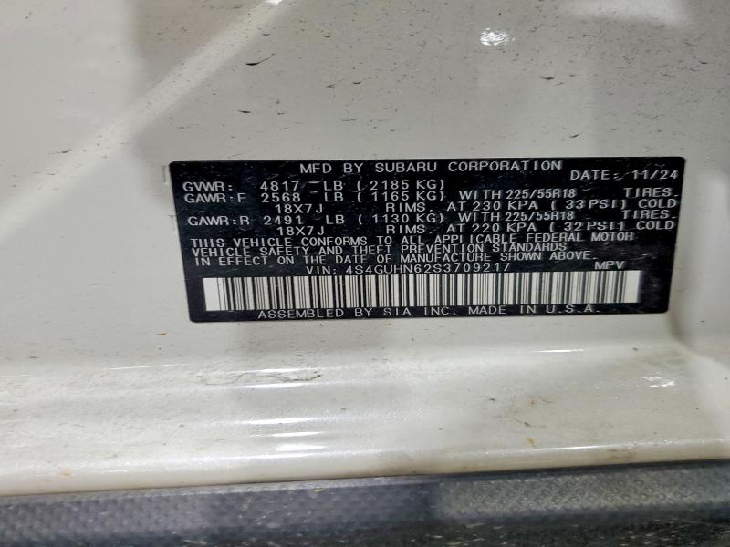 Продажа на аукционе авто 2025 Subaru Crosstrek, vin: 4S4GUHN62S3709217, номер лота: 66963936