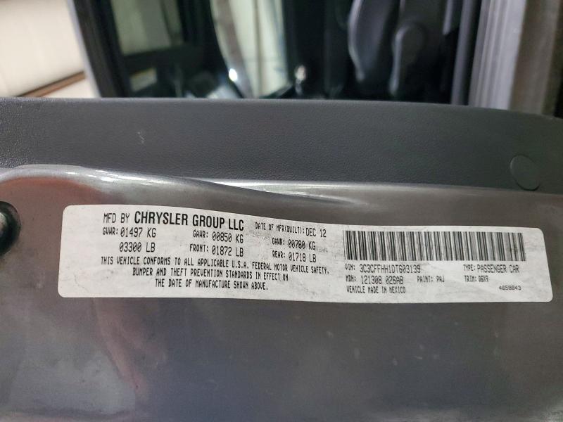 Продаж на аукціоні авто 2013 Fiat 500, vin: 3C3CFFHH1DT603139, номер лоту: 66996226