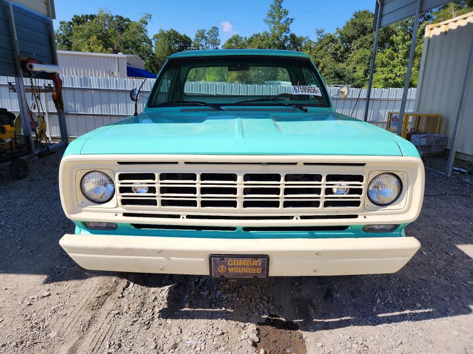 67595656 :رقم المزاد ، D13BE6S209710 vin ، 1976 Dodge D100 1/2 Ton مزاد بيع