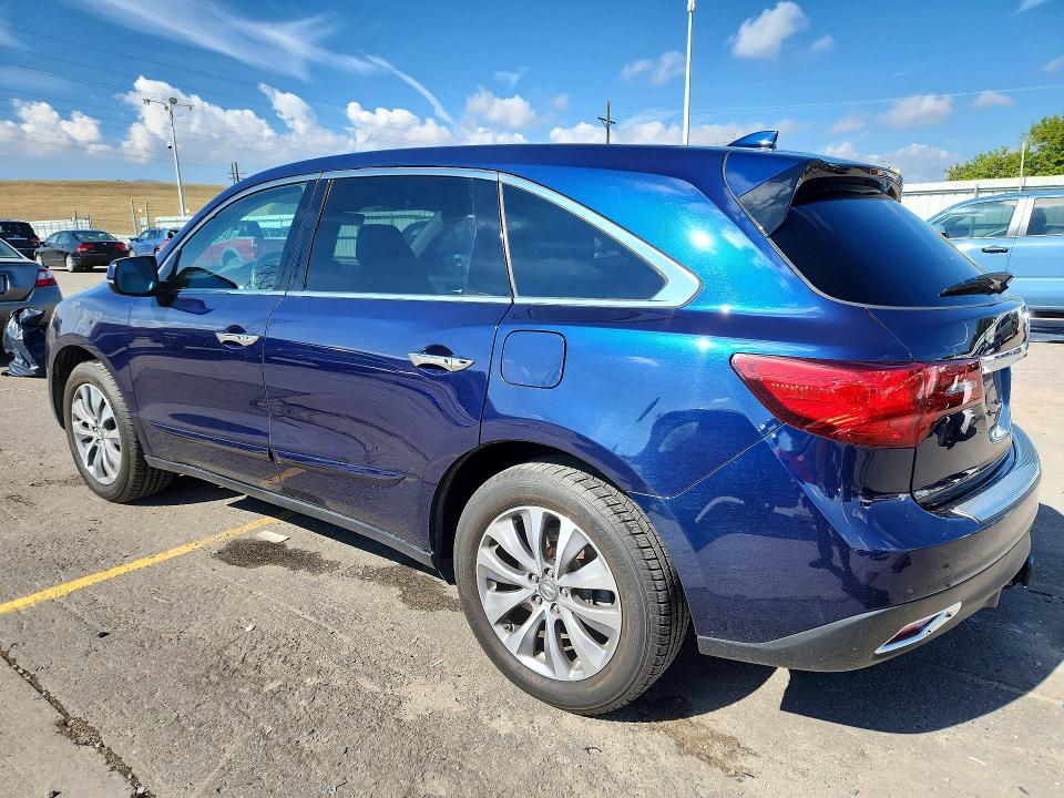 Auction sale of the 2016 Acura Mdx, vin: 5FRYD4H4XGB007182, lot number: 68291936