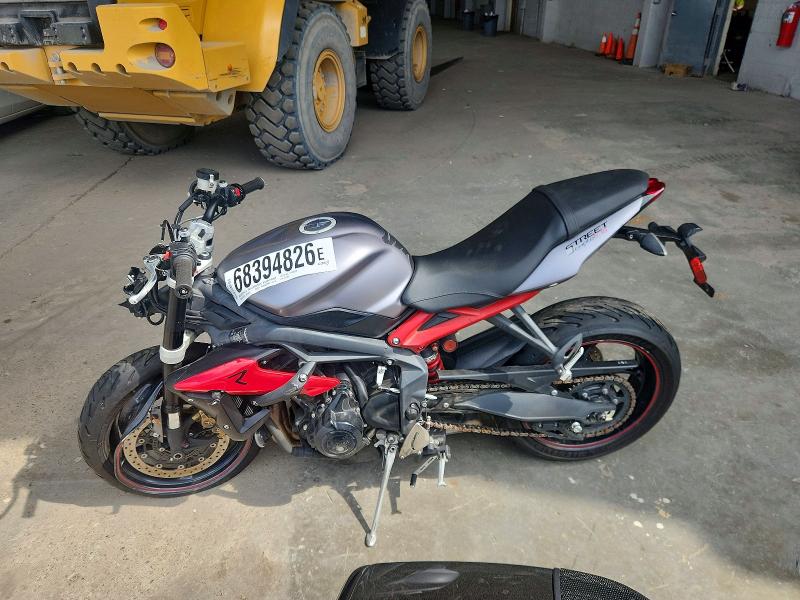 68394826 :رقم المزاد ، SMTL03NEXHT783469 vin ، 2017 Triumph Motorcycle Street Triple مزاد بيع