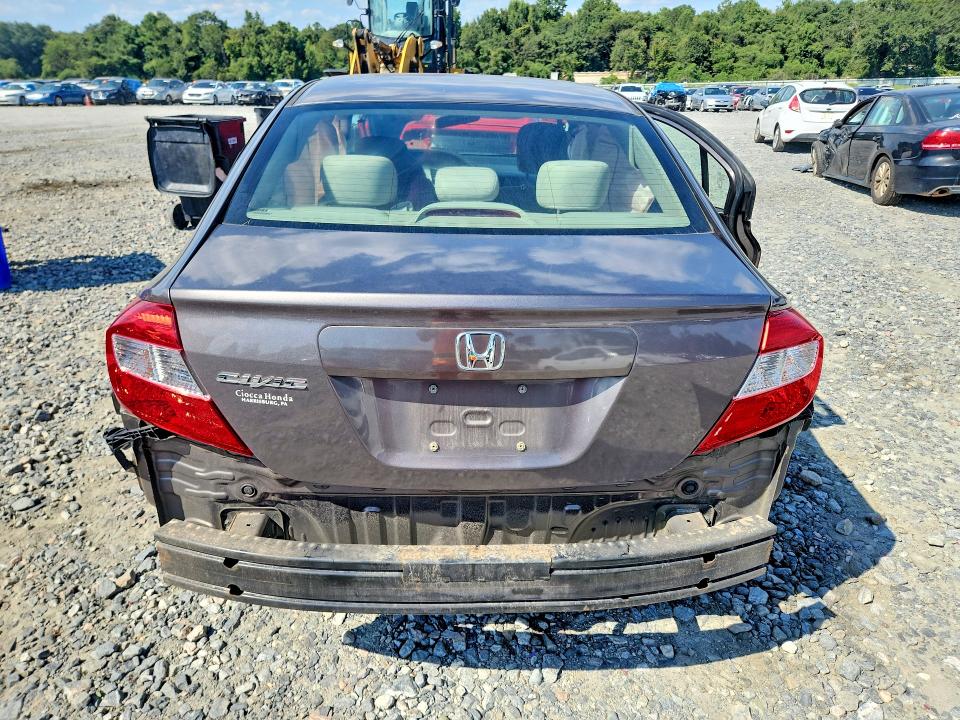 2012 Honda Civic მანქანა იყიდება აუქციონზე, vin: 19XFB2F52CE386578, აუქციონის ნომერი: 68622346