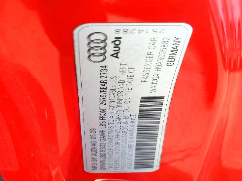 Aukcja sprzedaży 2010 Audi S5, vin: WAUVGAFH9AN005882, numer aukcji: 68606846