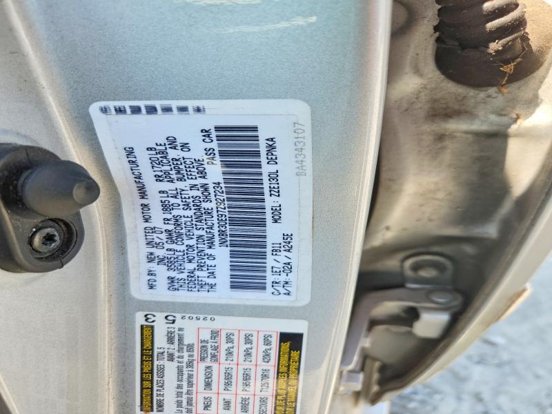 Aukcja sprzedaży 2007 Toyota Corolla, vin: 1NXBR30E97Z927234, numer aukcji: 67855446
