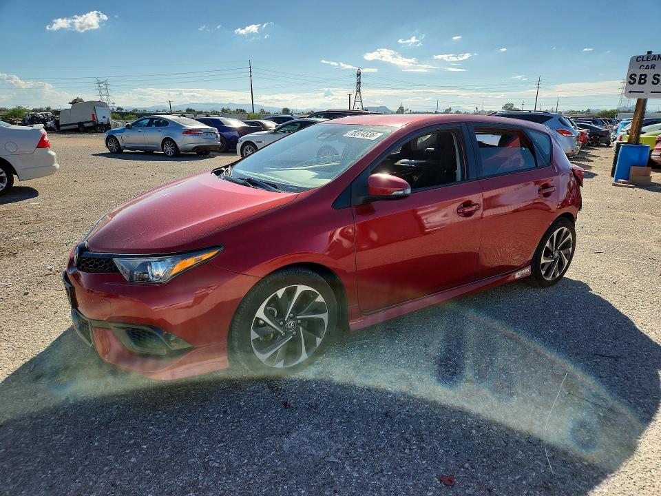 70374536 :رقم المزاد ، JTNKARJE9HJ529579 vin ، 2017 Toyota Corolla Im مزاد بيع