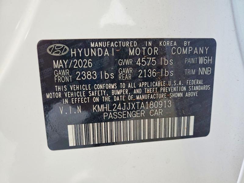 70274186 :رقم المزاد ، KMHL24JJXTA180913 vin ، 2026 Hyundai Sonata Hybrid مزاد بيع