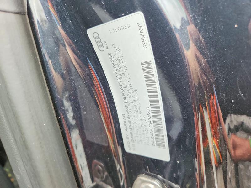 68578136 :رقم المزاد ، WAUC4AFR2GA026890 vin ، 2016 Audi S5 مزاد بيع