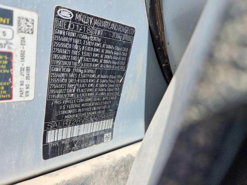 Aukcja sprzedaży 2018 Land Rover Discovery, vin: SALRT2RV9JA054488, numer aukcji: 69458666