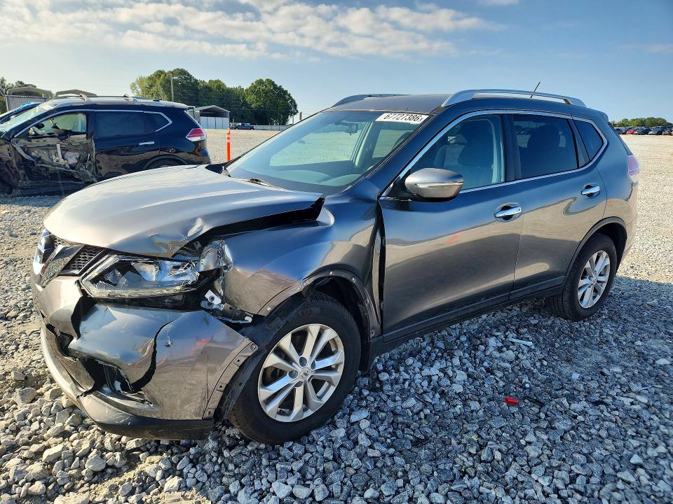 2015 Nissan Rogue მანქანა იყიდება აუქციონზე, vin: KNMAT2MV2FP549647, აუქციონის ნომერი: 67727386