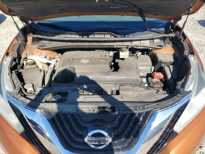 2015 Nissan Murano მანქანა იყიდება აუქციონზე, vin: 5N1AZ2MH8FN266363, აუქციონის ნომერი: 69249376