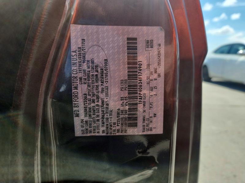 Aukcja sprzedaży 2004 Ford Mustang, vin: 1FAFP40634F174901, numer aukcji: 70767236