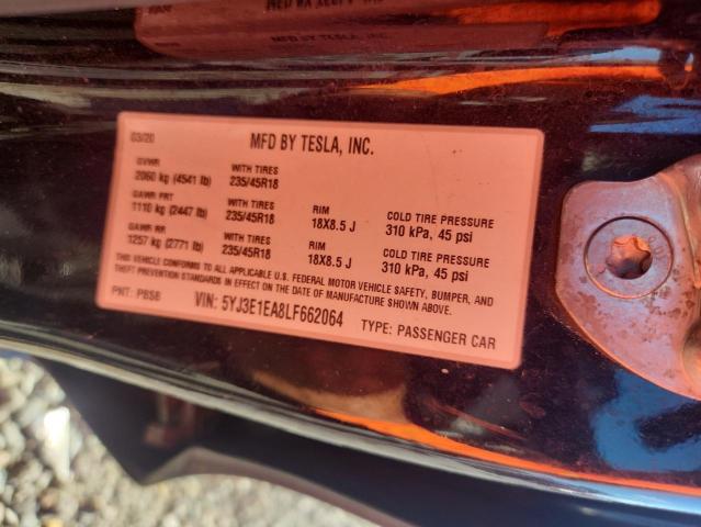 Aukcja sprzedaży 2020 Tesla Model 3, vin: 5YJ3E1EA8LF662064, numer aukcji: 67964356