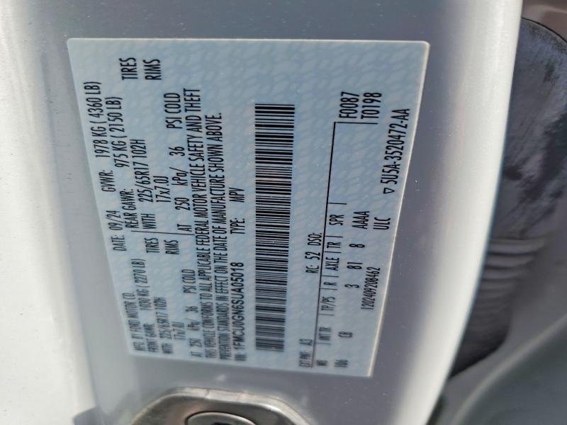Продаж на аукціоні авто 2025 Ford Escape, vin: 1FMCU0GN6SUA05018, номер лоту: 67211646
