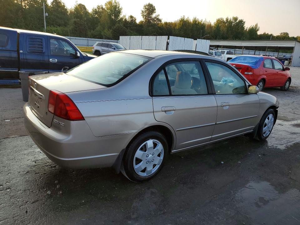 66110576 :رقم المزاد ، 2HGES26741H562899 vin ، 2001 Honda Civic مزاد بيع