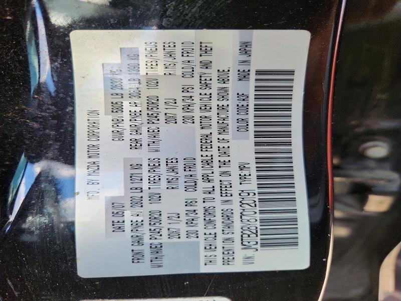 Aukcja sprzedaży 2007 Mazda Cx-9, vin: JM3TB28Y870120191, numer aukcji: 69612076