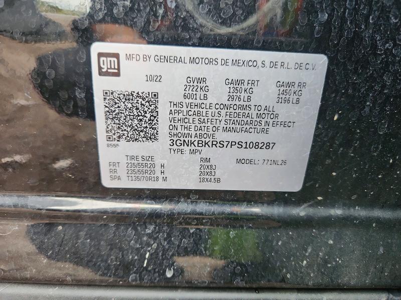 Продажа на аукционе авто 2023 Chevrolet Blazer, vin: 3GNKBKRS7PS108287, номер лота: 70103866