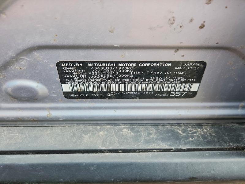 Aukcja sprzedaży 2017 Mitsubishi Outlander Sport, vin: JA4AR4AW8HZ043538, numer aukcji: 69792806
