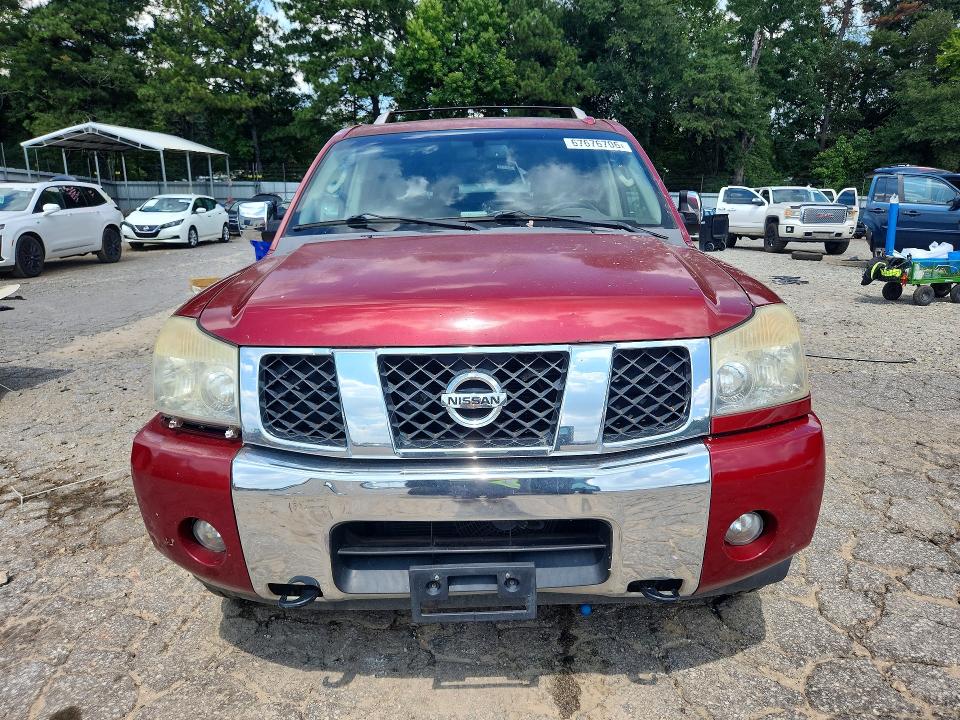 Продажа на аукционе авто 2007 Nissan Armada, vin: 5N1BA08C07N700503, номер лота: 67676706