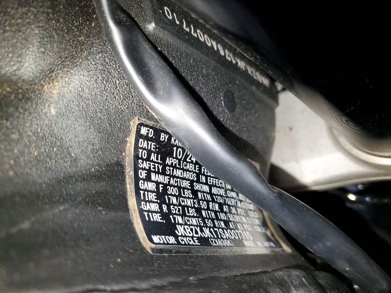 Aukcja sprzedaży 2025 Kawasaki Zx636, vin: JKBZXJK17SA007710, numer aukcji: 67103016