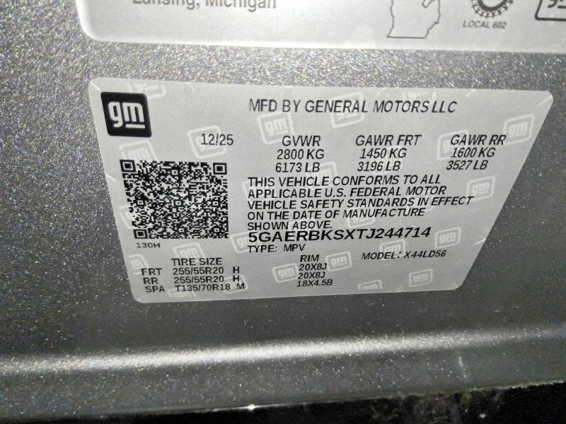 68331876 :رقم المزاد ، 5GAERBKSXTJ244714 vin ، 2026 Buick Enclave مزاد بيع