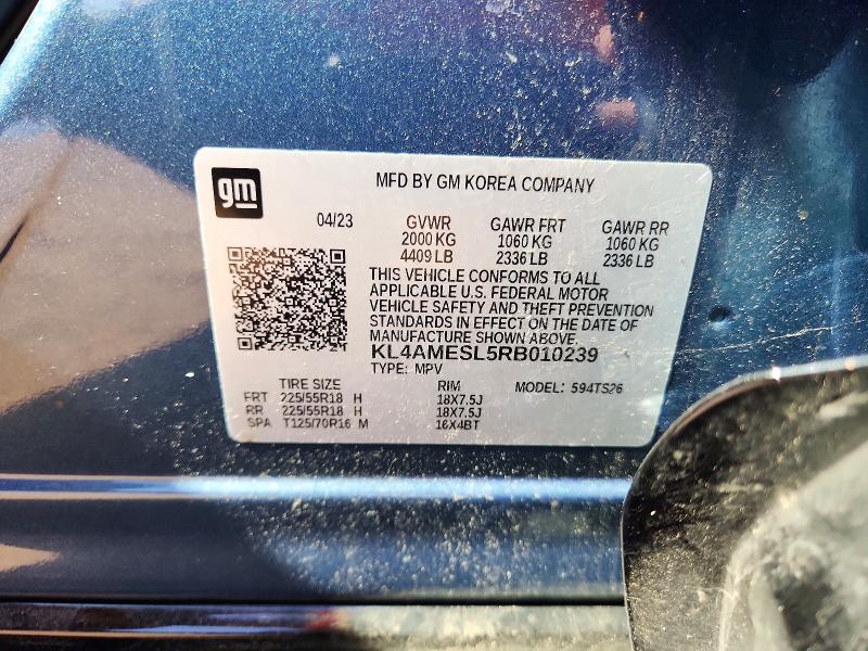 Aukcja sprzedaży 2024 Buick Encore Gx, vin: KL4AMESL5RB010239, numer aukcji: 68219776