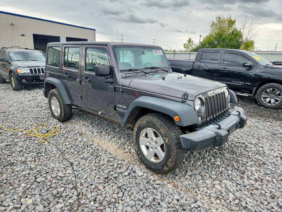 68673316 :رقم المزاد ، 1C4BJWDG3GL264290 vin ، 2016 Jeep Wrangler Unlimited مزاد بيع