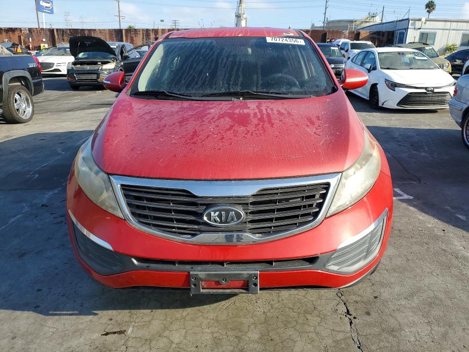 70724356 :رقم المزاد ، KNDPB3A21B7048465 vin ، 2011 Kia Sportage مزاد بيع