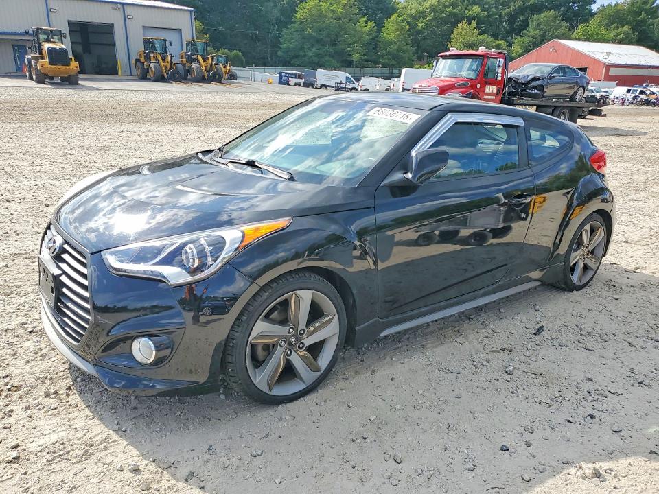 2013 Hyundai Veloster მანქანა იყიდება აუქციონზე, vin: KMHTC6AEXDU110064, აუქციონის ნომერი: 68036716