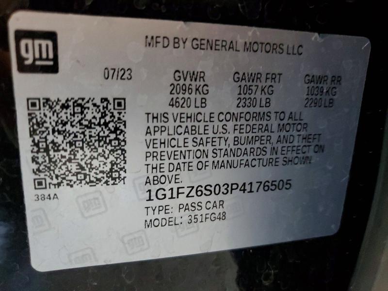 Aukcja sprzedaży 2023 Chevrolet Bolt Euv, vin: 1G1FZ6S03P4176505, numer aukcji: 69318956