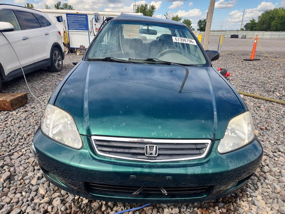 1999 Honda Civic მანქანა იყიდება აუქციონზე, vin: 2HGEJ6612XH520276, აუქციონის ნომერი: 67398796