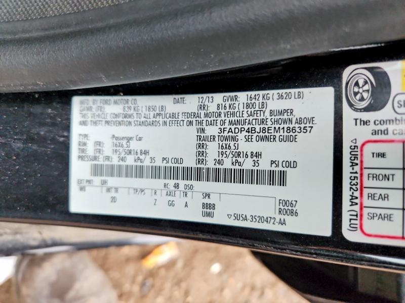 Продажа на аукционе авто 2014 Ford Fiesta, vin: 3FADP4BJ8EM186357, номер лота: 67450886