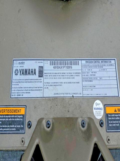 Auction sale of the 2023 Yamaha Sidewinder Ltx Gt Eps, vin: 4UF8S4LK1PT103916, lot number: 79820445