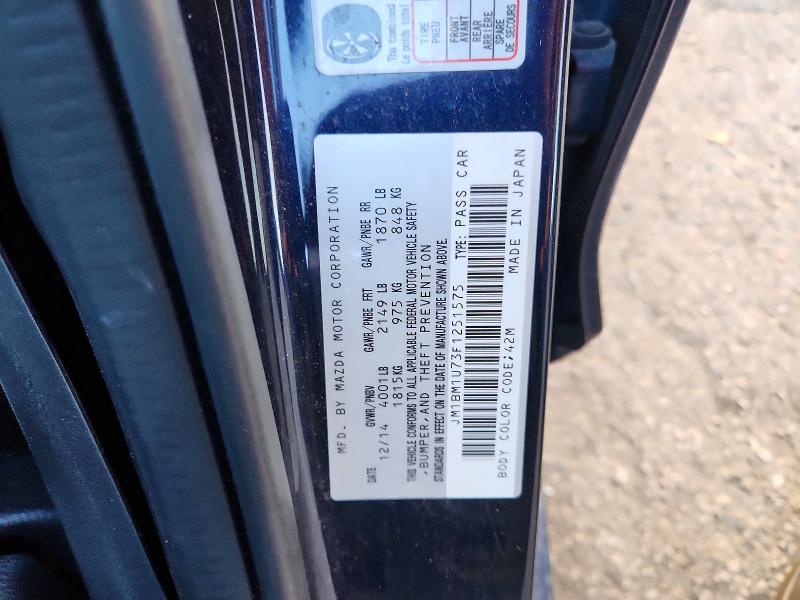 Aukcja sprzedaży 2015 Mazda 3, vin: JM1BM1U73F1251575, numer aukcji: 68584656