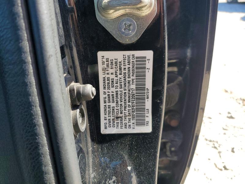 Aukcja sprzedaży 2015 Honda Civic, vin: 19XFB2F87FE209717, numer aukcji: 67601836