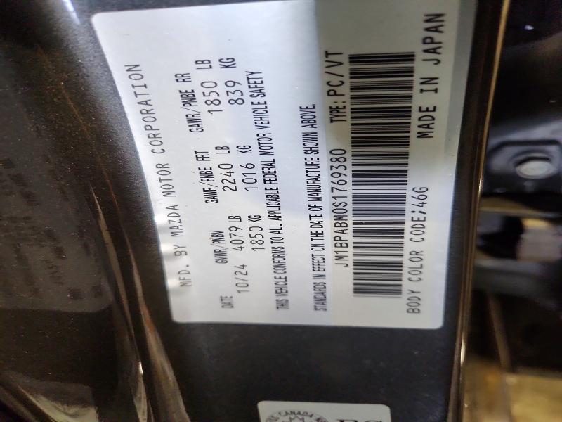 68485126 :رقم المزاد ، JM1BPABM0S1769380 vin ، 2025 Mazda 3 مزاد بيع