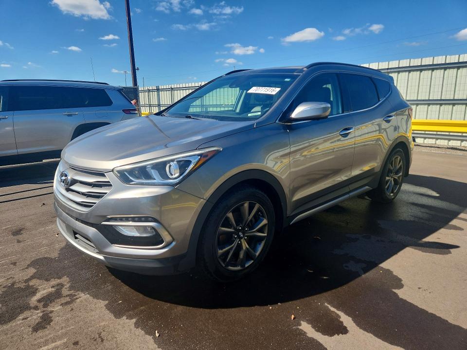 Auction sale of the 2017 Hyundai Santa Fe Sport, vin: 5XYZWDLA1HG426223, lot number: 70771916