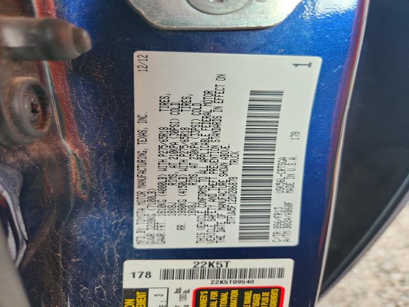 Продажа на аукционе авто 2013 Toyota Tundra, vin: 5TFUW5F12DX286878, номер лота: 67980616