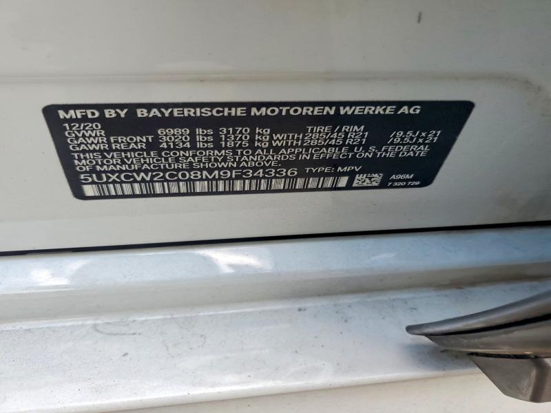 Aukcja sprzedaży 2021 Bmw X7, vin: 5UXCW2C08M9F34336, numer aukcji: 66222176