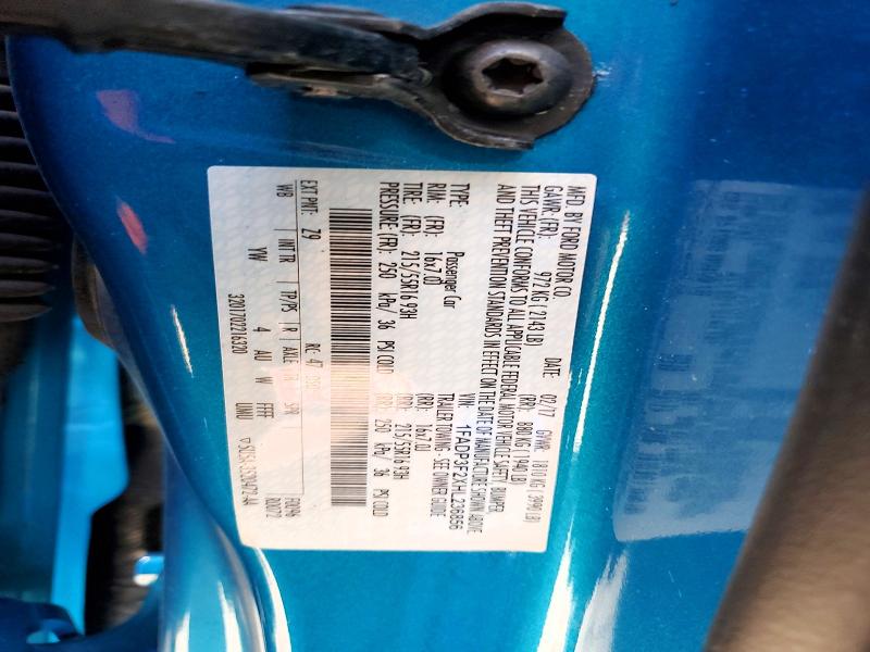 2017 Ford Focus მანქანა იყიდება აუქციონზე, vin: 1FADP3F2XHL236856, აუქციონის ნომერი: 69052896