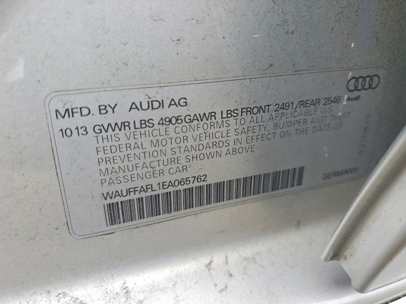 Aukcja sprzedaży 2014 Audi A4, vin: WAUFFAFL1EA065762, numer aukcji: 70504556