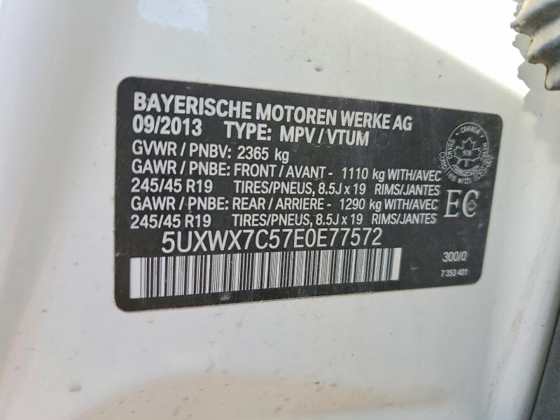 Продаж на аукціоні авто 2014 Bmw X3, vin: 5UXWX7C57E0E77572, номер лоту: 67331396