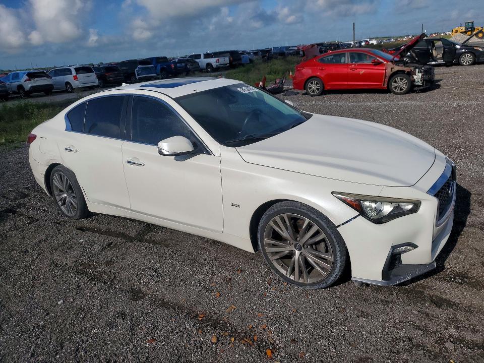 2018 Infiniti Q50 მანქანა იყიდება აუქციონზე, vin: JN1EV7AP2JM591571, აუქციონის ნომერი: 66558036